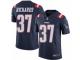 Men's Nike New England Patriots #37 Jordan Richards Limited Navy Blue Rush NFL Jersey