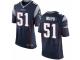 Men's Nike New England Patriots #51 Jerod Mayo Elite Navy Blue Team Color NFL Jersey
