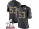 Men's Nike New England Patriots #53 Kyle Van Noy Limited Black 2016 Salute to Service Super Bowl LI 51 NFL Jersey