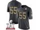 Men's Nike New England Patriots #55 Jonathan Freeny Limited Black 2016 Salute to Service Super Bowl LI 51 NFL Jersey