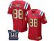 Men's Nike New England Patriots #88 Martellus Bennett Elite Red Gold Alternate Super Bowl LI Champions NFL Jersey
