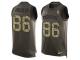 Men's Rob Housler #86 Nike Green Jersey - NFL New England Patriots Salute to Service Tank Top