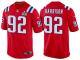 NEW ENGLAND PATRIOTS #92 JAMES HARRISON RED SUPER BOWL LII BOUND GAME JERSEY