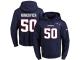 NFL Men's Nike New England Patriots #50 Rob Ninkovich Navy Blue Name & Number Pullover Hoodie