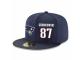 NFL New England Patriots #87 Rob Gronkowski Snapback Adjustable Player Hat - Navy White