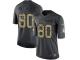 Nike Jordan Matthews Limited Black Men's Jersey - NFL New England Patriots #80 2016 Salute to Service