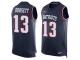Nike Phillip Dorsett Navy Blue Men's Jer44sey - NFL New England Patriots #13 Player Name & Number Tank Top
