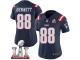 Nike Super Bowl LI 51 Women's Martellus Bennett Limited Navy Blue Jersey - New England Patriots