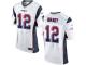 Nike Tom Brady Elite White Road Men's Jersey - NFL New England Patriots #12 Drift Fashion