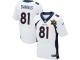 Super Bowl 50 Men Nike NFL Denver Broncos #81 Owen Daniels Authentic Elite Road White Jersey