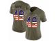 Women Nike Denver Broncos #49 Dennis Smith Limited Olive/USA Flag 2017 Salute to Service NFL Jersey