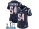 Women Nike New England Patriots #54 Donta Hightower Navy Blue Team Color Vapor Untouchable Limited Player Super Bowl LII NFL Jersey