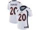 Women's Limited Brian Dawkins #20 Nike White Road Jersey - NFL Denver Broncos Vapor Untouchable