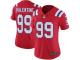Women's Limited Vincent Valentine #99 Nike Red Alternate Jersey - NFL New England Patriots Vapor Untouchable