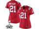 Women's Nike New England Patriots #21 Malcolm Butler Limited Red Alternate Super Bowl XLIX NFL Jersey
