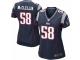 Women's Nike New England Patriots #58 Shea McClellin Game Navy Blue Team Color NFL Jersey