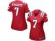 Women's Nike New England Patriots #7 Jacoby Brissett Red Alternate NFL Jersey