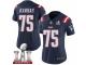 Women's Nike New England Patriots #75 Ted Karras Limited Navy Blue Rush Super Bowl LI 51 NFL Jersey