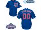 Youth Majestic Chicago Cubs Customized Authentic Royal Blue Alternate 2016 World Series Champions Cool Base MLB Jersey