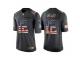 Youth New England Patriots #12 Tom Brady Anthracite Salute to Service USA Flag Fashion Jersey