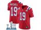 Youth Nike New England Patriots #19 Malcolm Mitchell Red Alternate Vapor Untouchable Limited Player Super Bowl LII NFL Jersey
