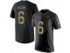 Youth Nike New England Patriots #6 Ryan Allen Black Camo Salute to Service T-Shirt