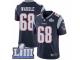 Youth Nike New England Patriots #68 LaAdrian Waddle Navy Blue Team Color Vapor Untouchable Limited Player Super Bowl LIII Bound NFL Jersey