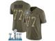 Youth Nike New England Patriots #77 Nate Solder Limited Olive/Camo 2017 Salute to Service Super Bowl LII NFL Jersey