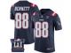 Youth Nike New England Patriots #88 Martellus Bennett Limited Navy Blue Rush Super Bowl LI Champions NFL Jersey